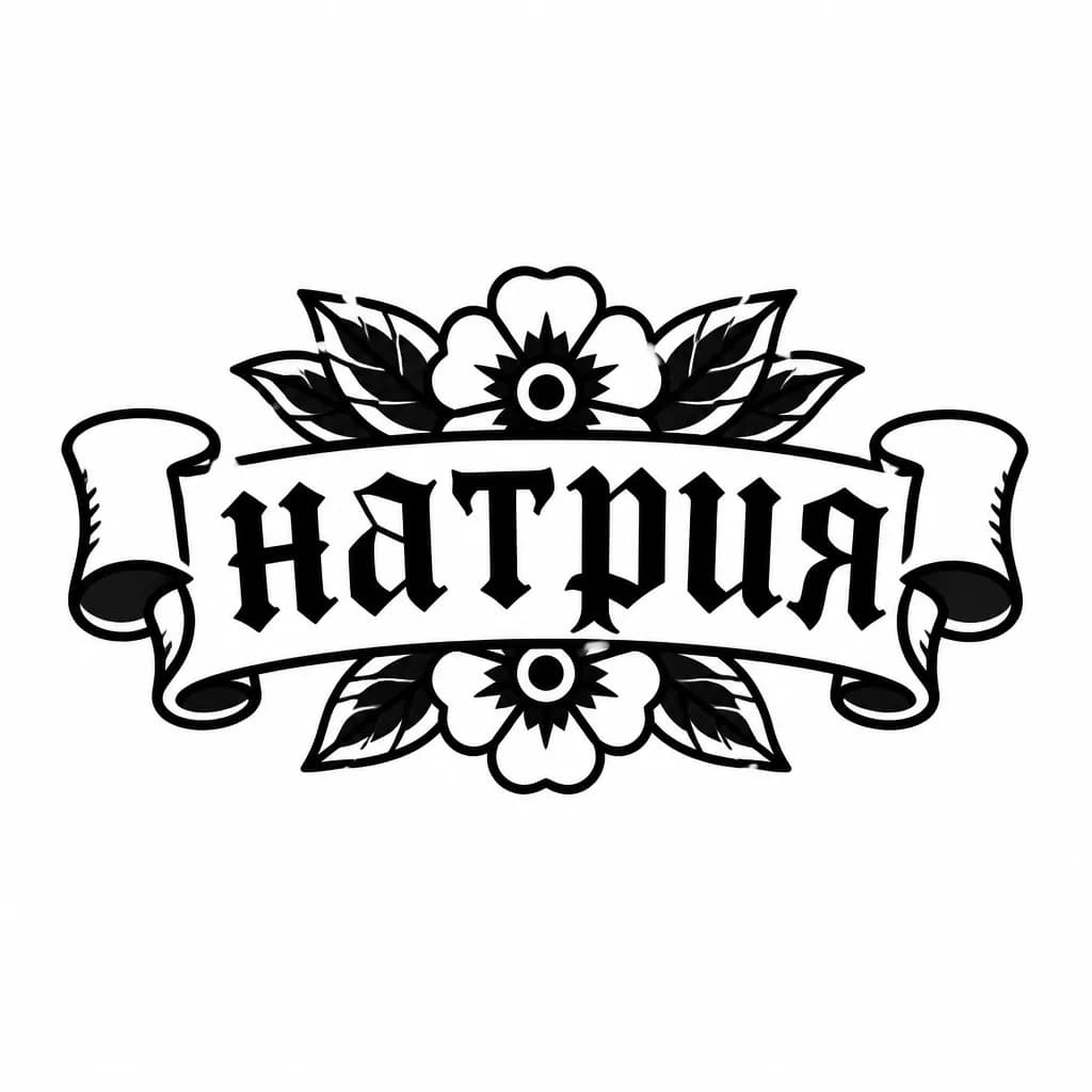 Тату эскиз: Тату в виде надписи на запястье