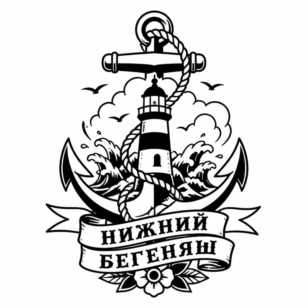 Тату эскиз: Сделай эскиз для тату "Нижний Бегеняш"