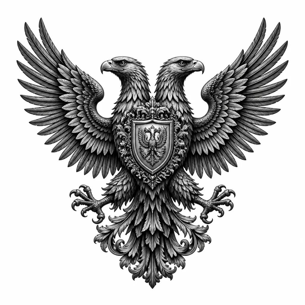 Тату эскиз: Тутуровкп вдв с орлом для мужчины 