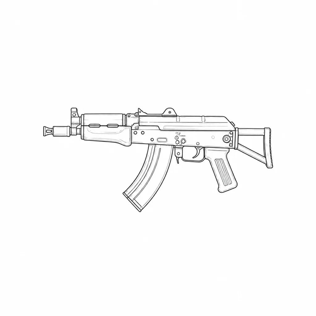 Тату эскиз: акс 74у