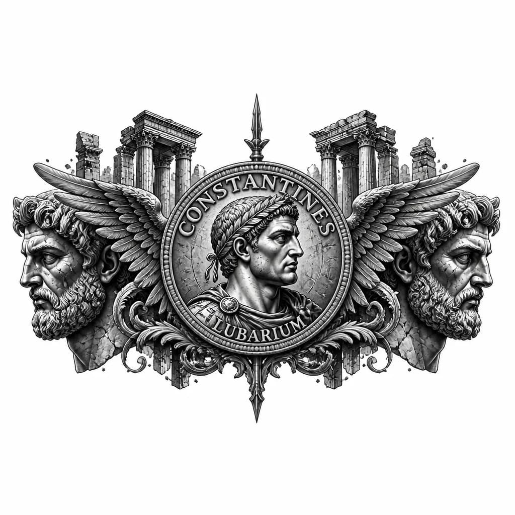 Тату эскиз: Лубариум константина