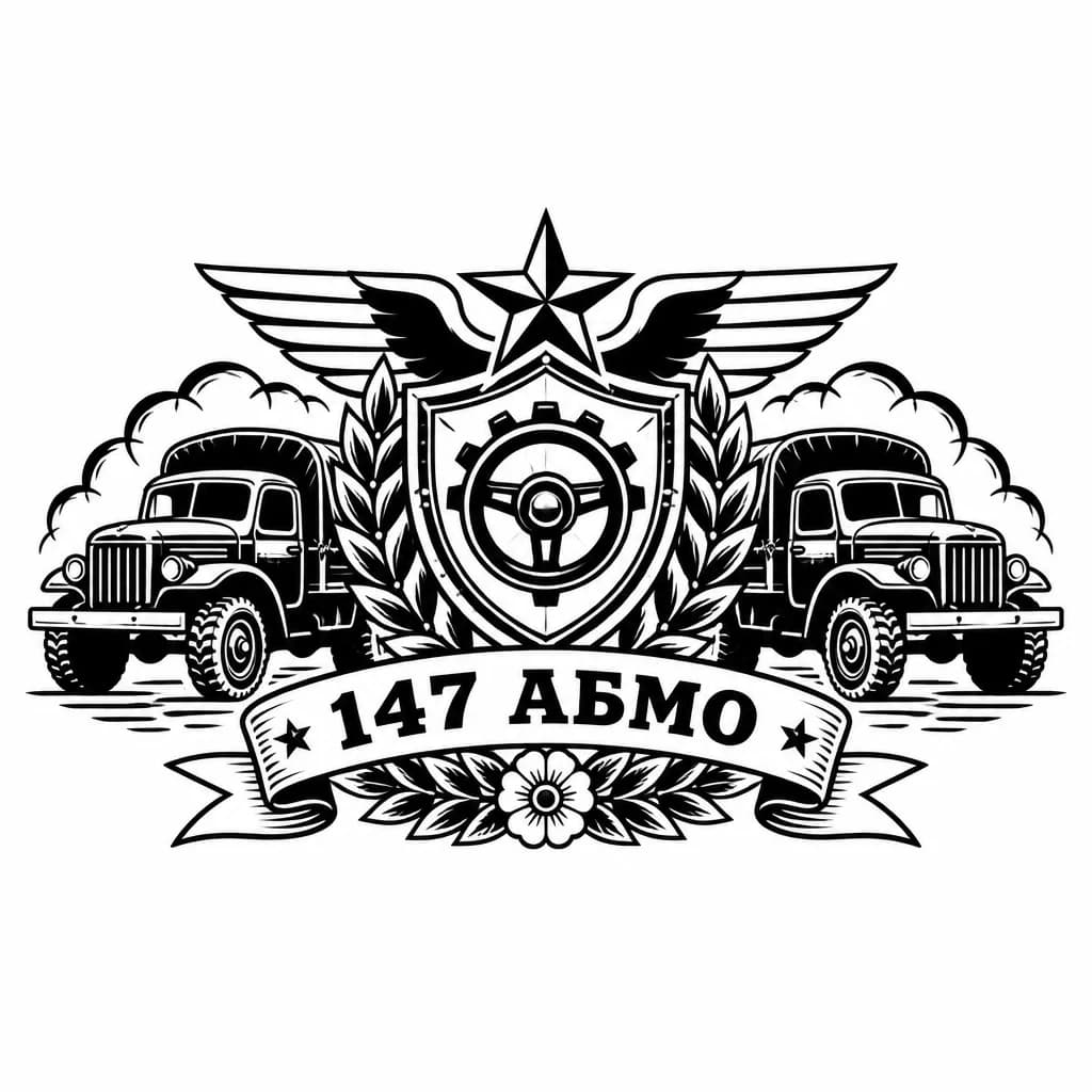 Тату эскиз: Автомобильные войска