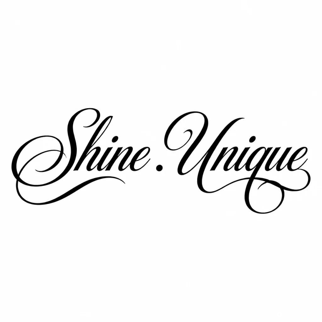 Тату эскиз: Font: Shine 

Unique (elegant cursive script)
