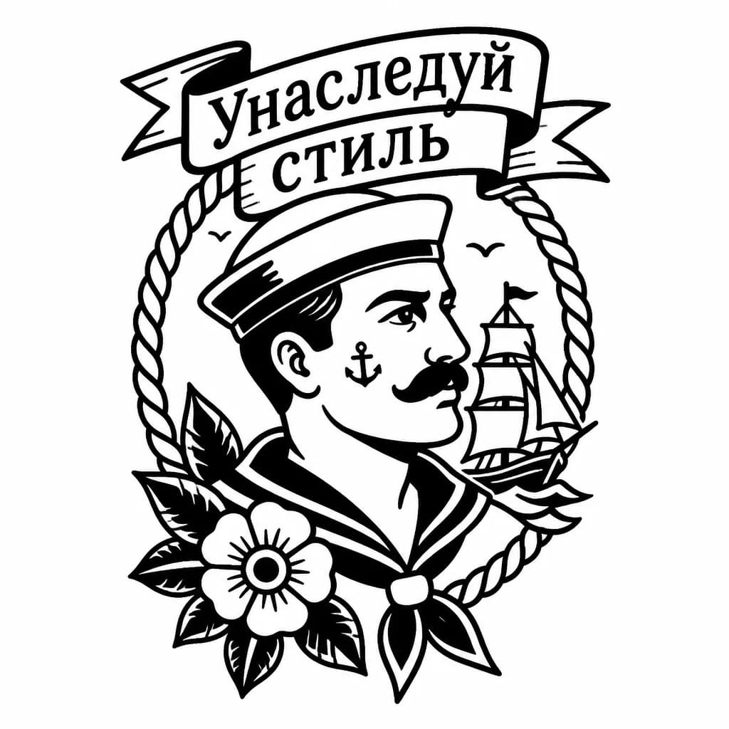 Тату эскиз: Унаследуй стиль
