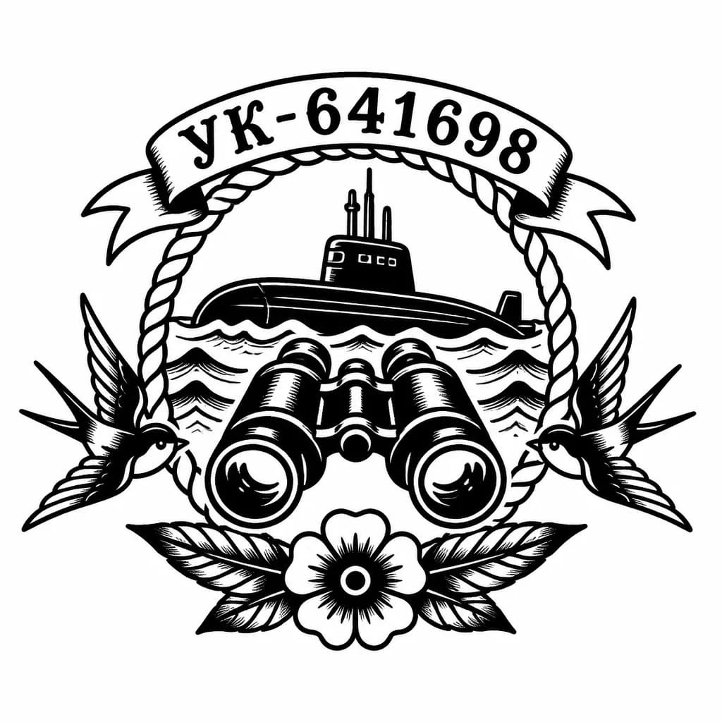Тату эскиз:  разведка