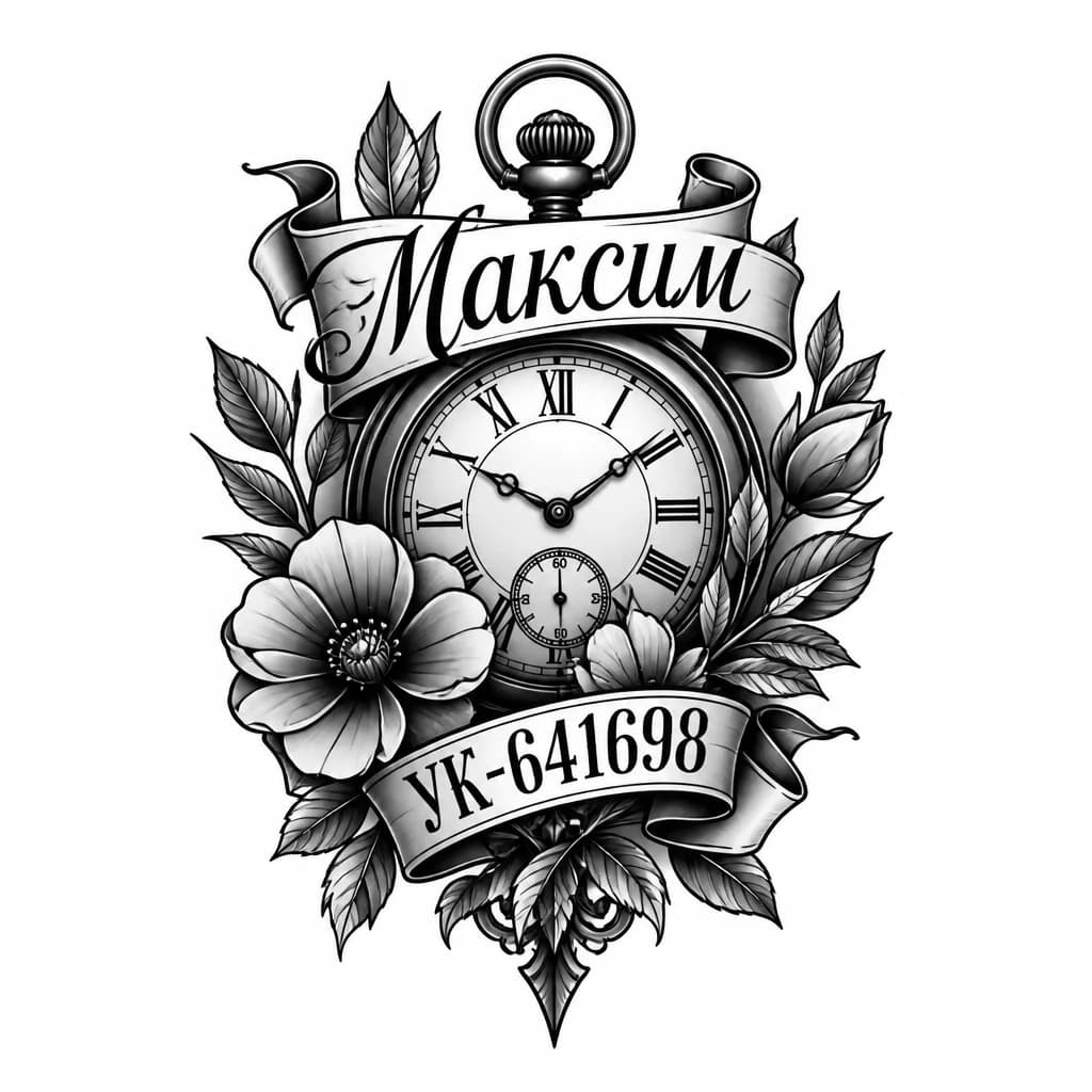 Тату эскиз: Максим 