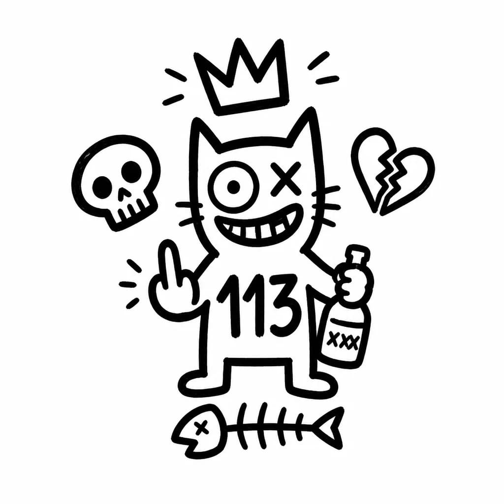 Тату эскиз: 113