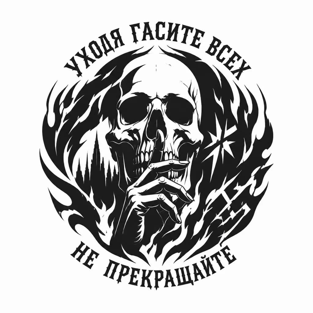 Тату эскиз: В стиле андеграунд