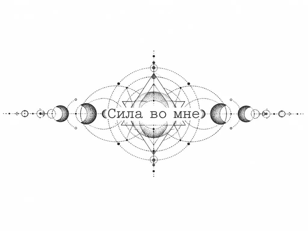 Тату эскиз: Надпись на ключице 