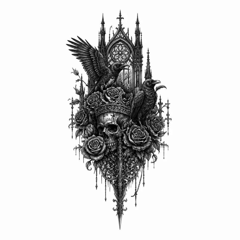 Тату эскиз: Тату из игры Dark Souls 1 и 3 или Bloodborne 