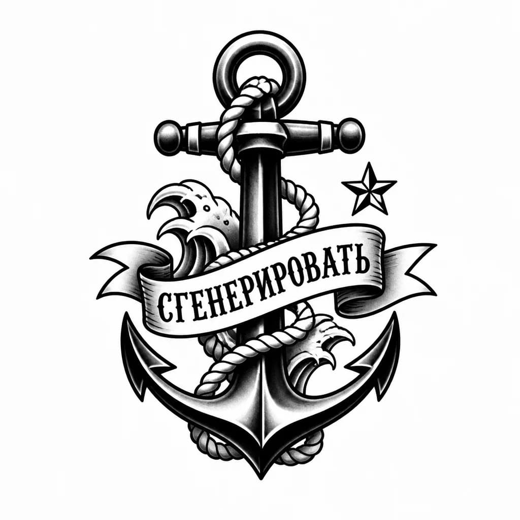 Тату эскиз: Сгенерировать буквы и цифры в черных тонах