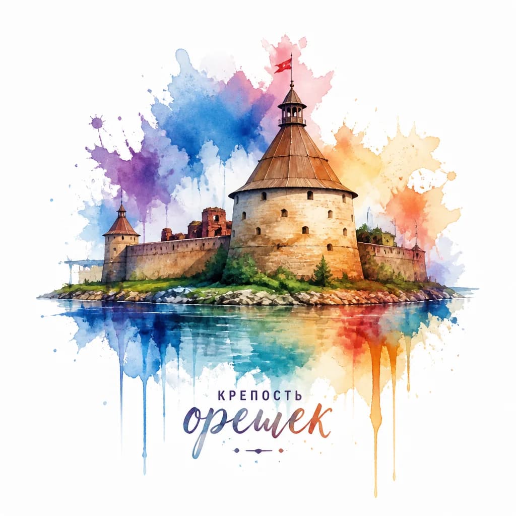 Тату эскиз: крепость орешек
