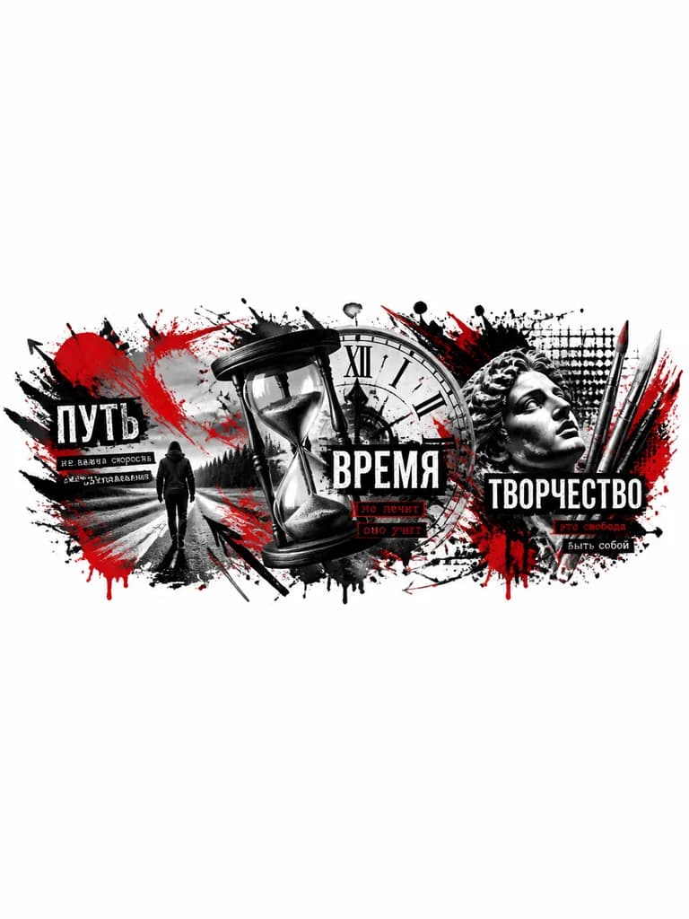 Тату эскиз: путь, время, творчество 