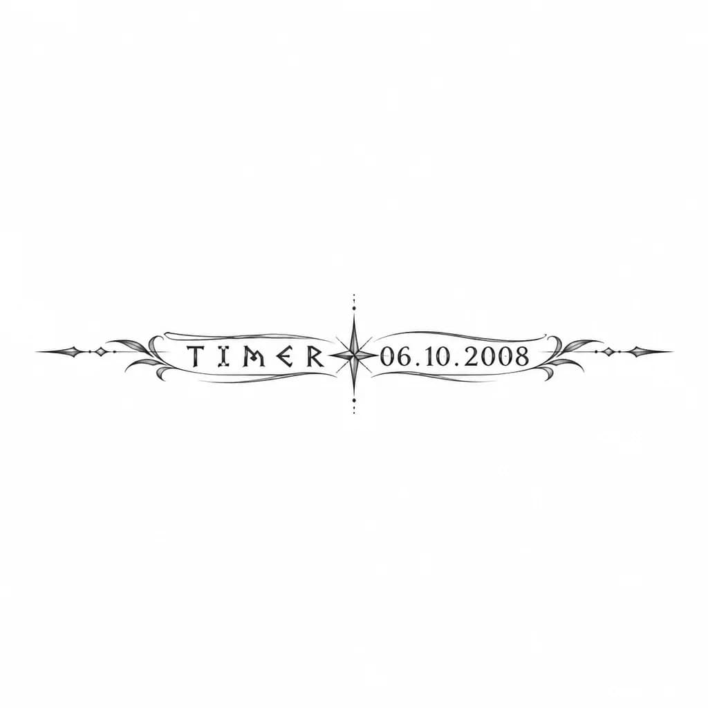 Тату эскиз: Без ничего 