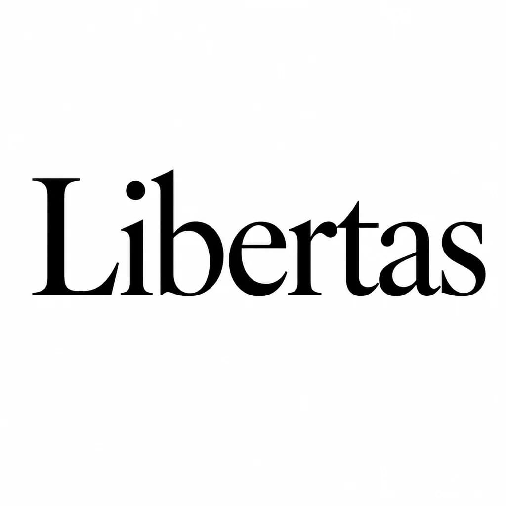 Тату эскиз: Font: Libertas  (classic serif)