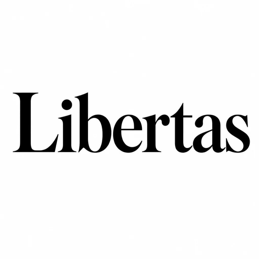 Тату эскиз: Font: Libertas  (classic serif)