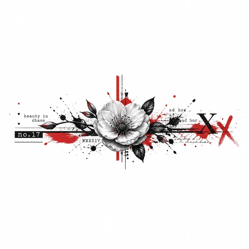 Тату эскиз: Цветок