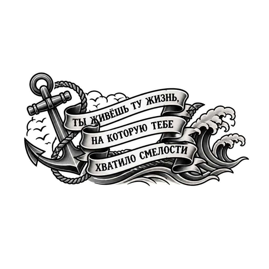 Тату эскиз: Тату расположена на ноге по Верхней части ступни от мизинца и растягивается в сторону пятки 