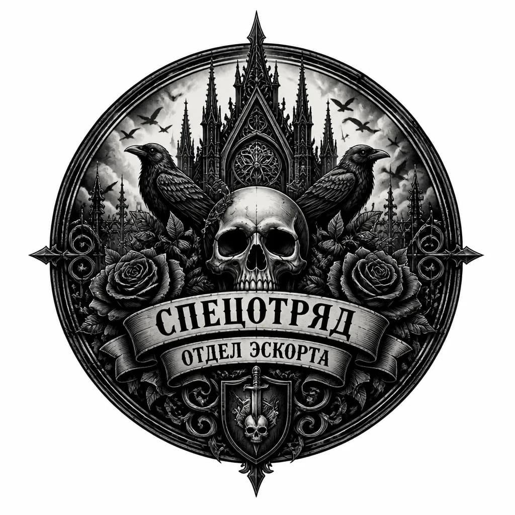 Тату эскиз: Крутая круглая военная тату