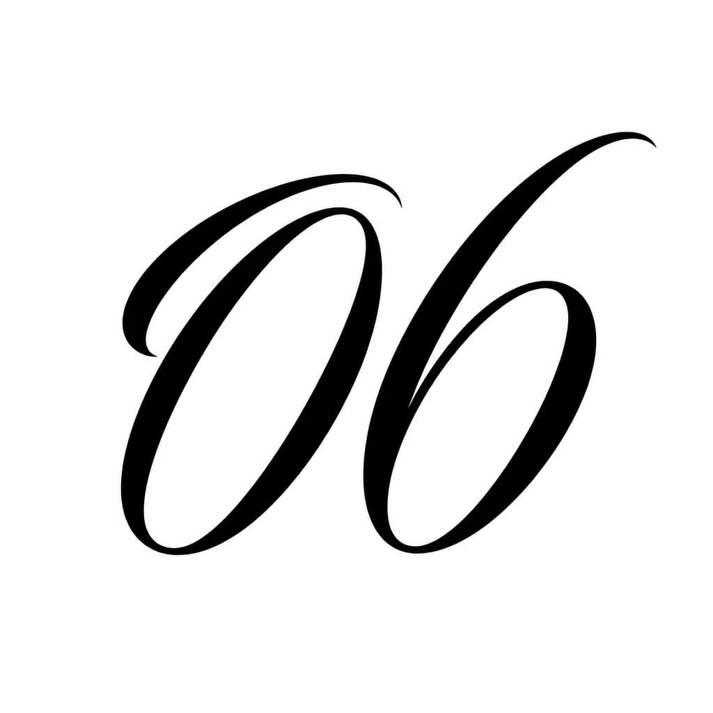 Тату эскиз: Font: 06 (elegant calligraphy)