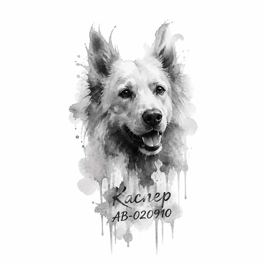 Тату эскиз: Каспер , АВ-020910 