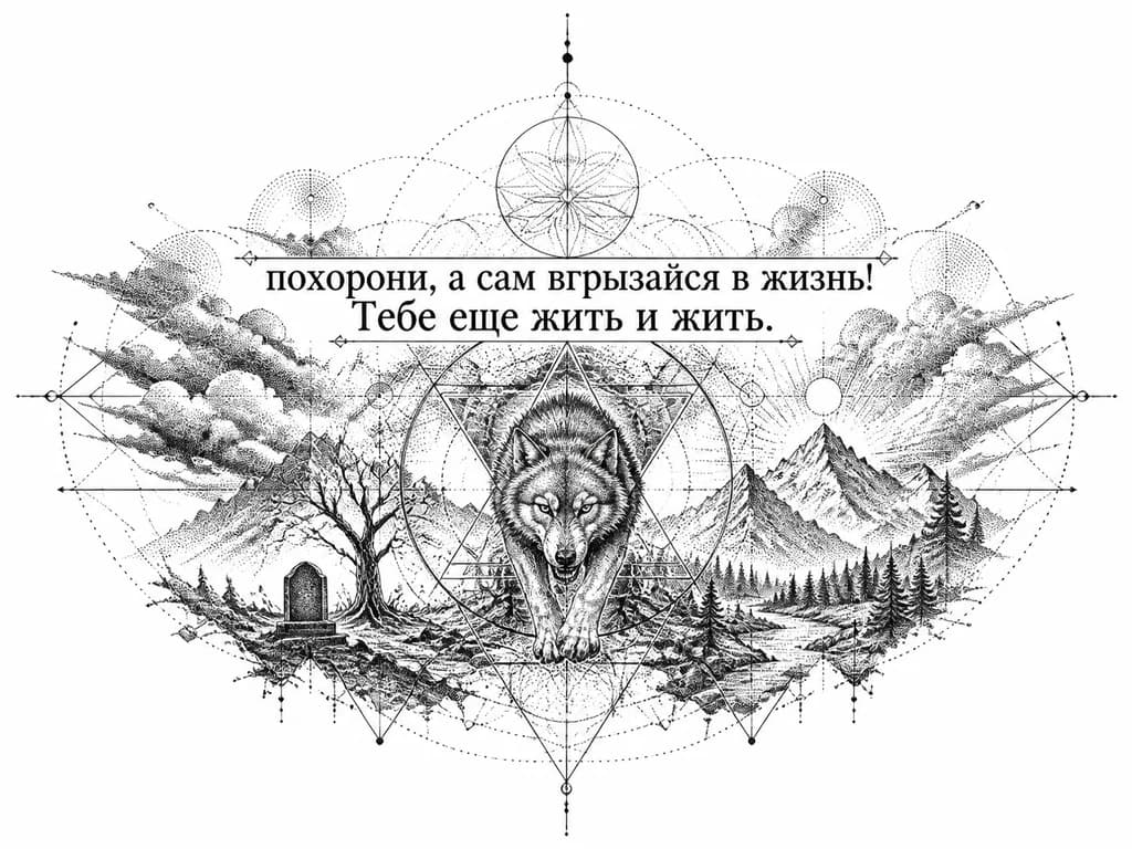 Тату эскиз: надпись