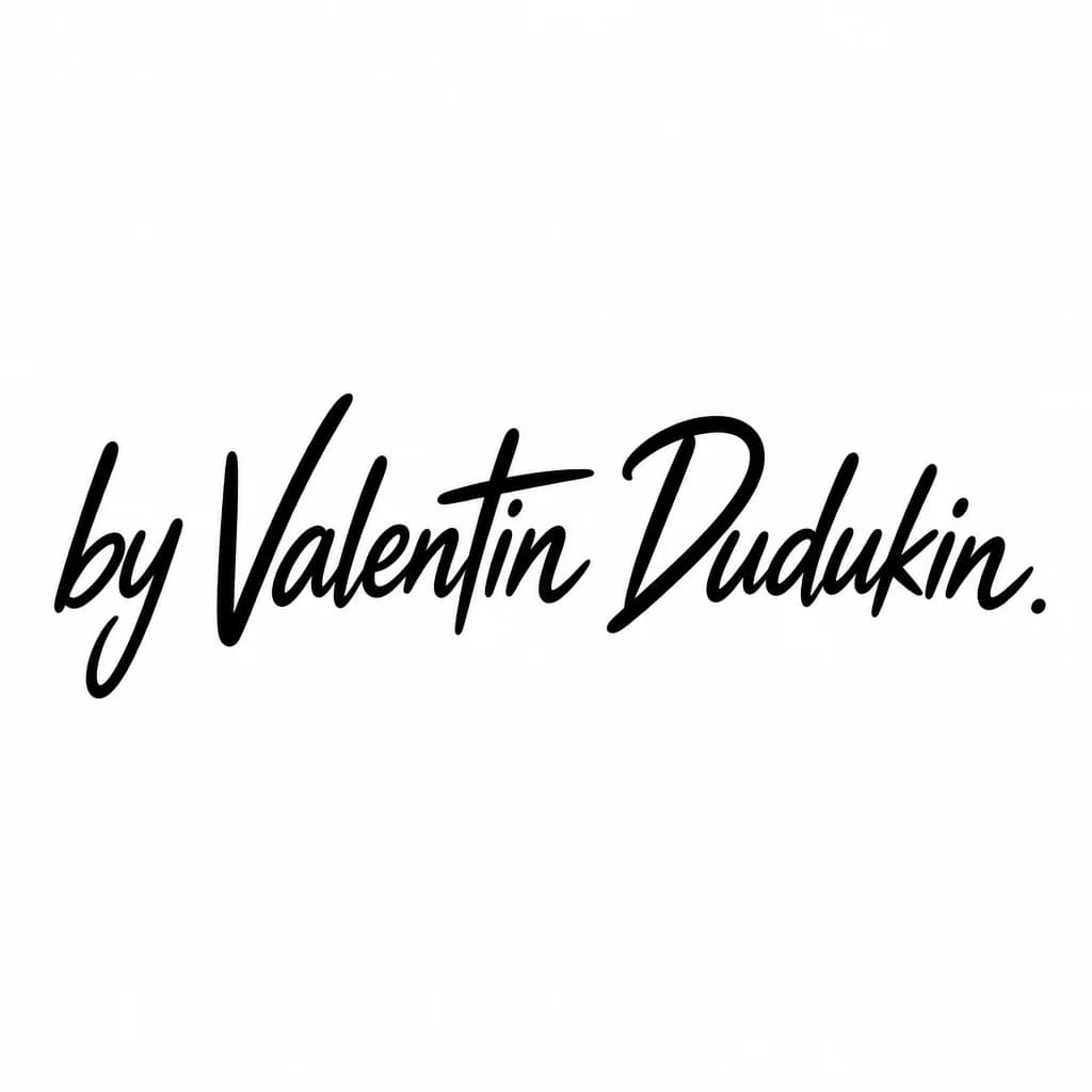 Тату эскиз: Font: by Valentin Dudukin
 (casual handwritten)