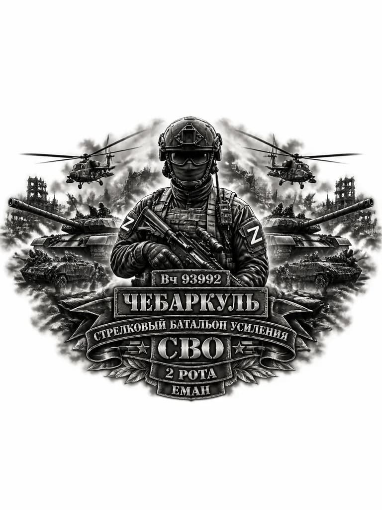 Тату эскиз: Штурмовик СВО 