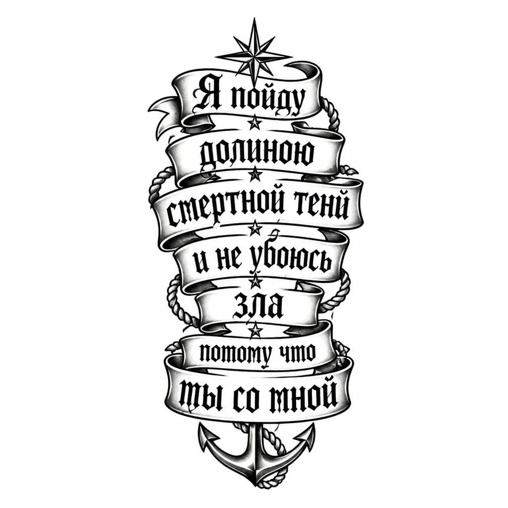 Тату эскиз: Напиши текст готическим шрифтом без рисунков

