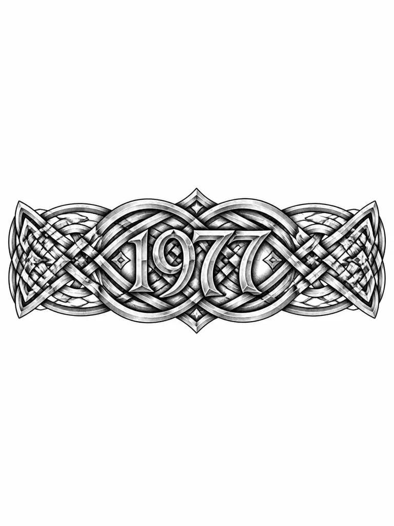 Тату эскиз: 1977
