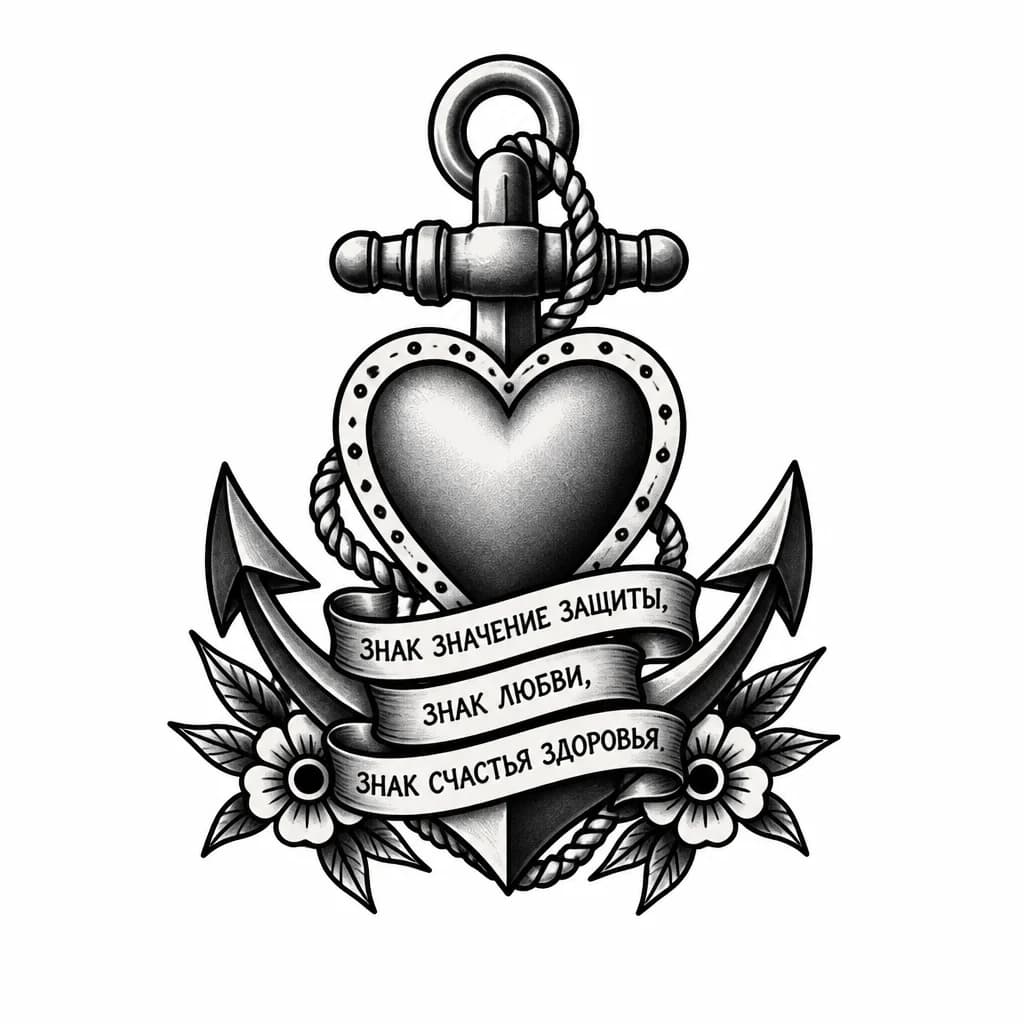Тату эскиз: Знак значение защиты, знак любви, знак счастья здоровья