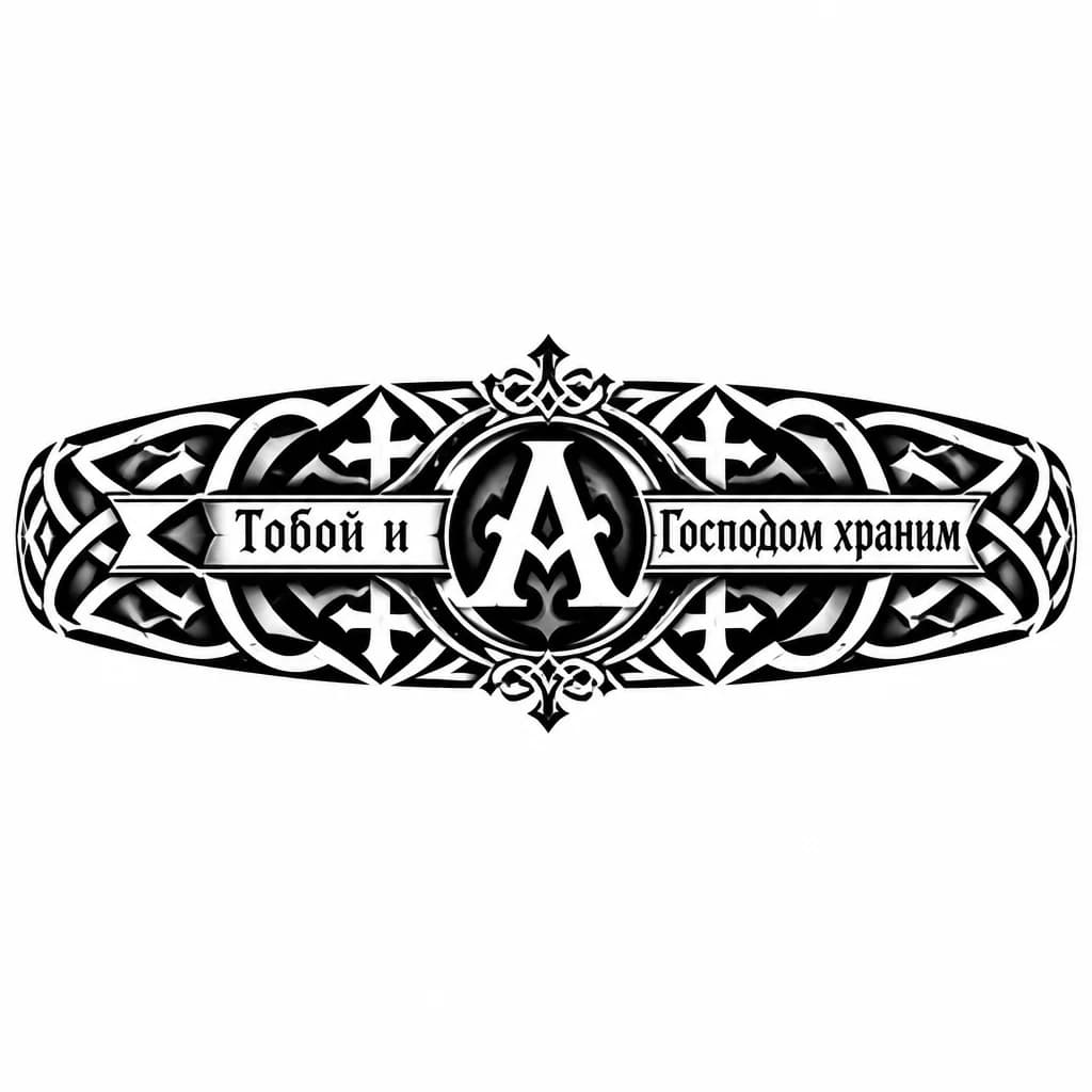 Тату эскиз: А