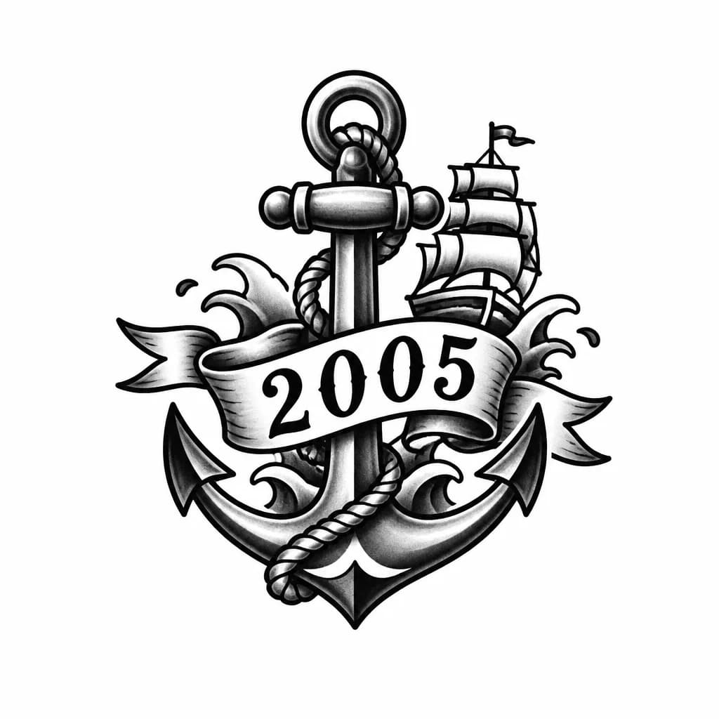 Тату эскиз: 2005 