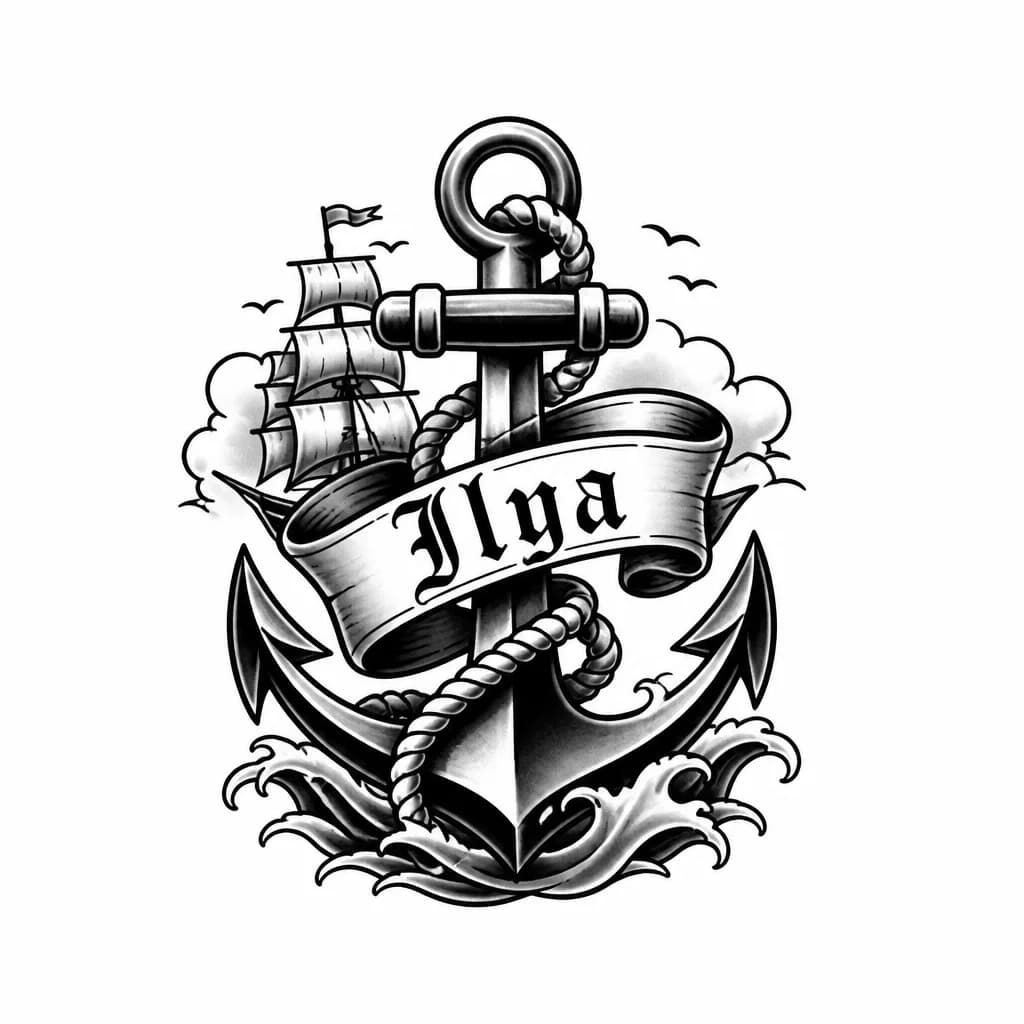 Тату эскиз: Ilya
