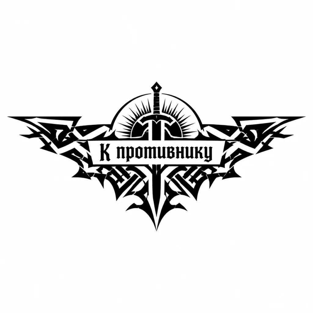 Тату эскиз: Надпись на груди 