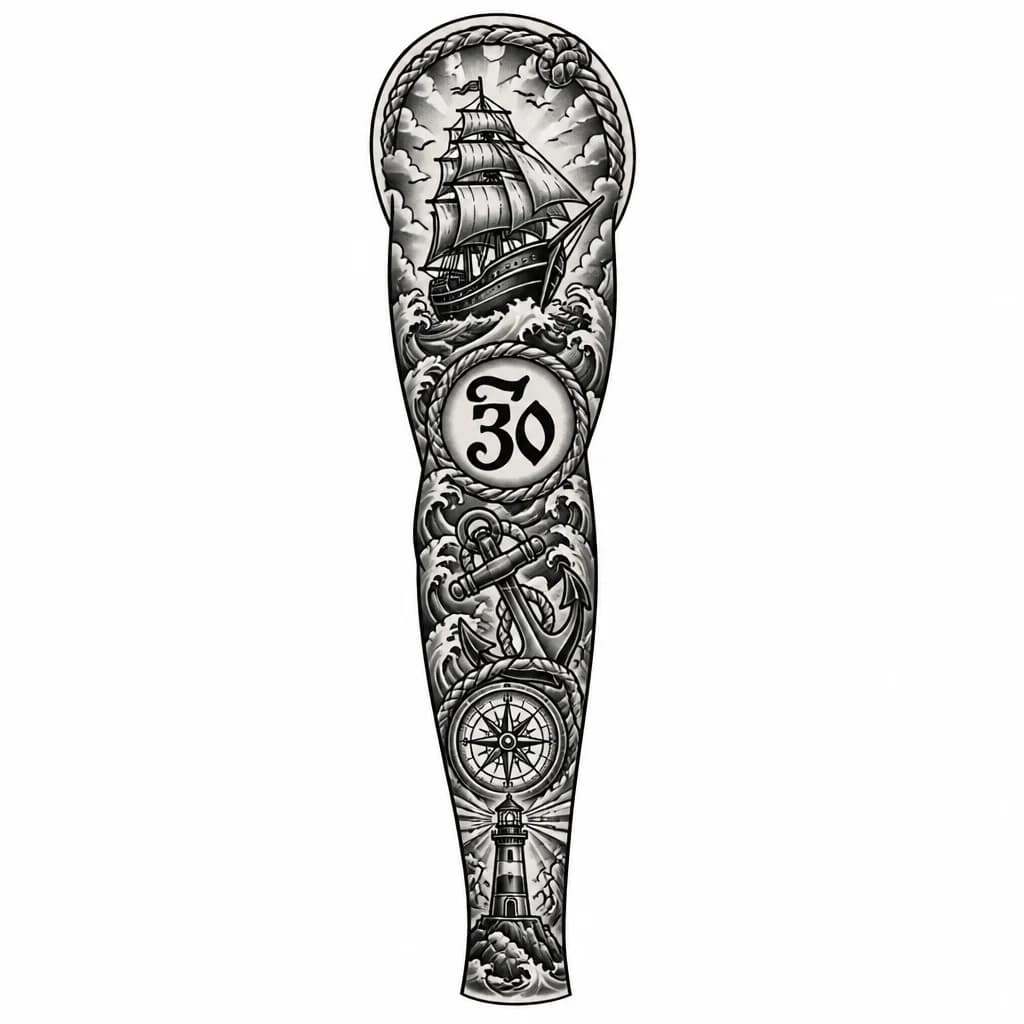 Тату эскиз: Знак 50 в старославянский языке
