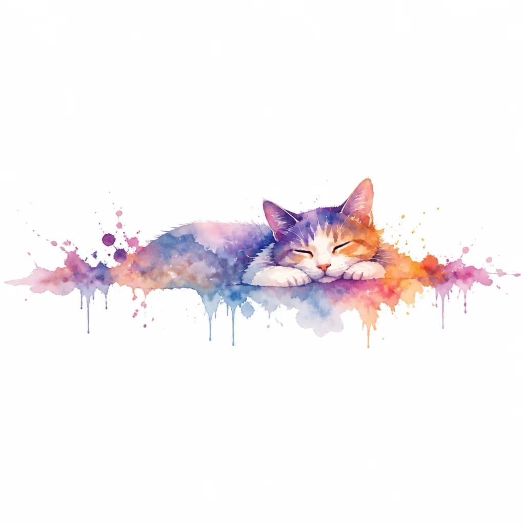 Тату эскиз: Кот