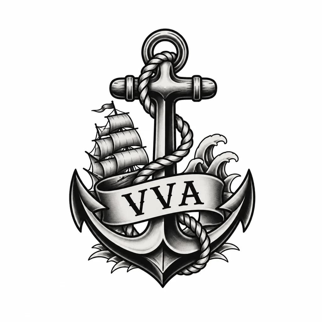Тату эскиз: VVA