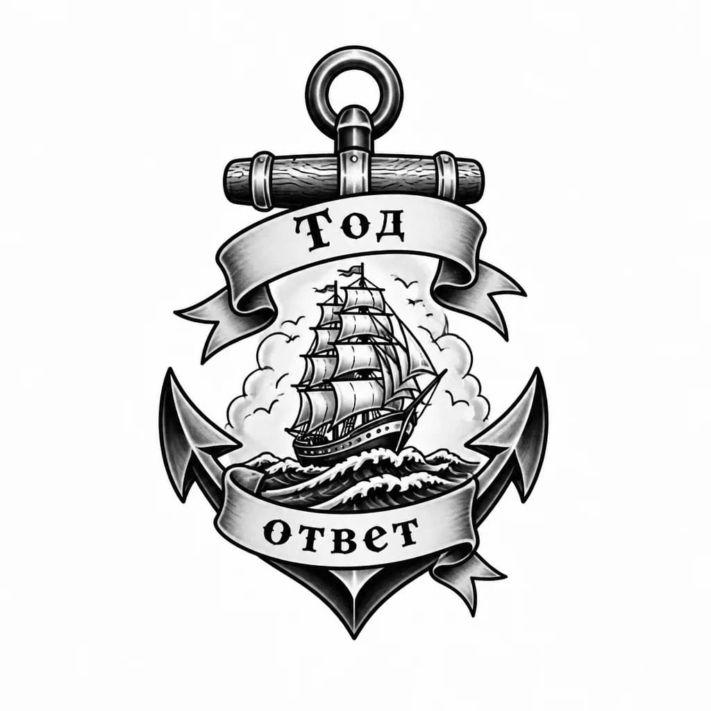 Тату эскиз: Тод убивает ответ

