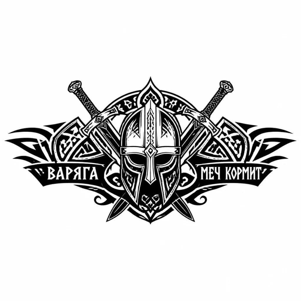 Тату эскиз: Варяг 