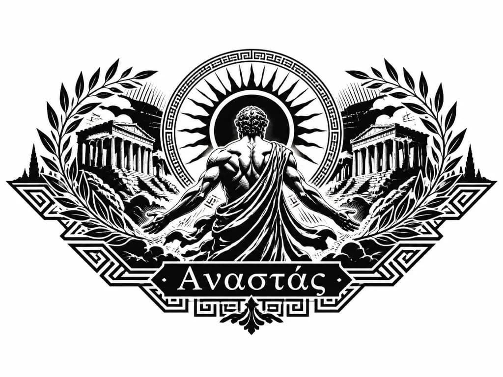Тату эскиз: греция