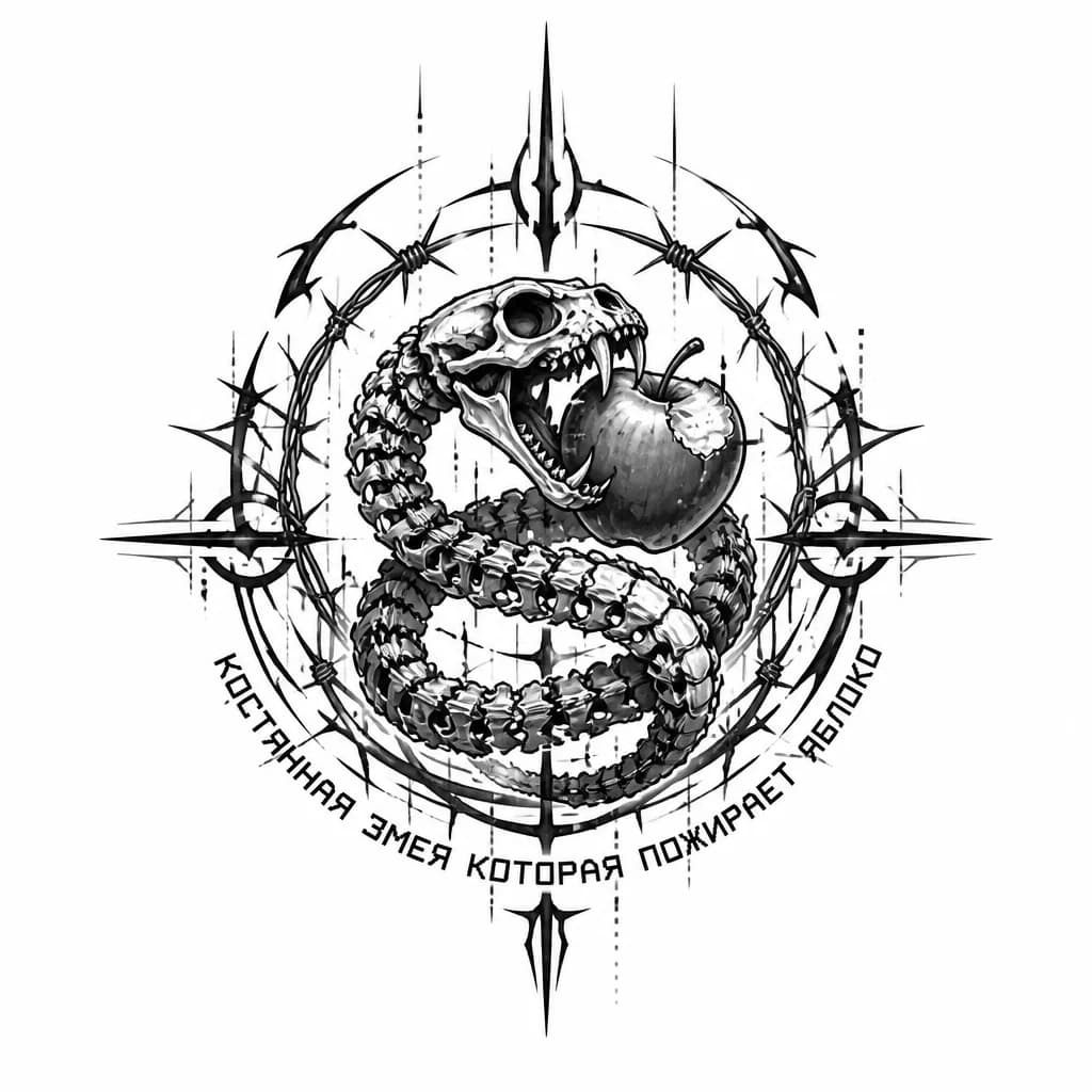 Тату эскиз: Cyber sigilism тату на предплечье симметричный футуристический глиф