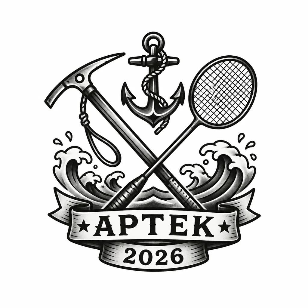 Тату эскиз: ПЕРЕКРЕСТ ГОРНА И РАКЕТКИ БАДМИНТОНА
НАДПИСЬ АРТЕК 2026