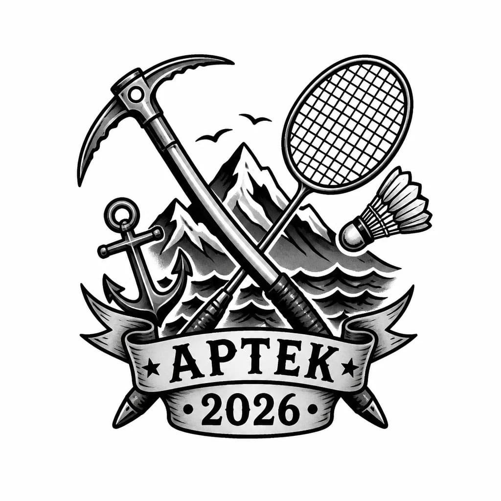 Тату эскиз: ПЕРЕКРЕСТ ГОРНА И РАКЕТКИ БАДМИНТОНА
НАДПИСЬ АРТЕК 2026
