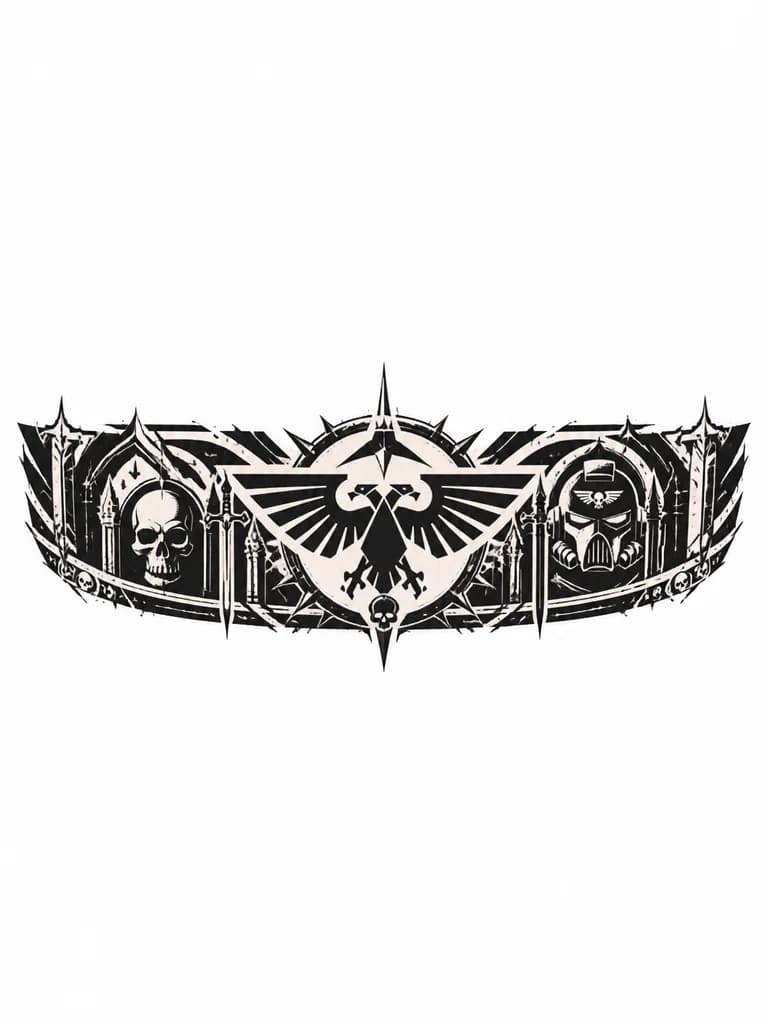 Тату эскиз: Warhammer 40 000