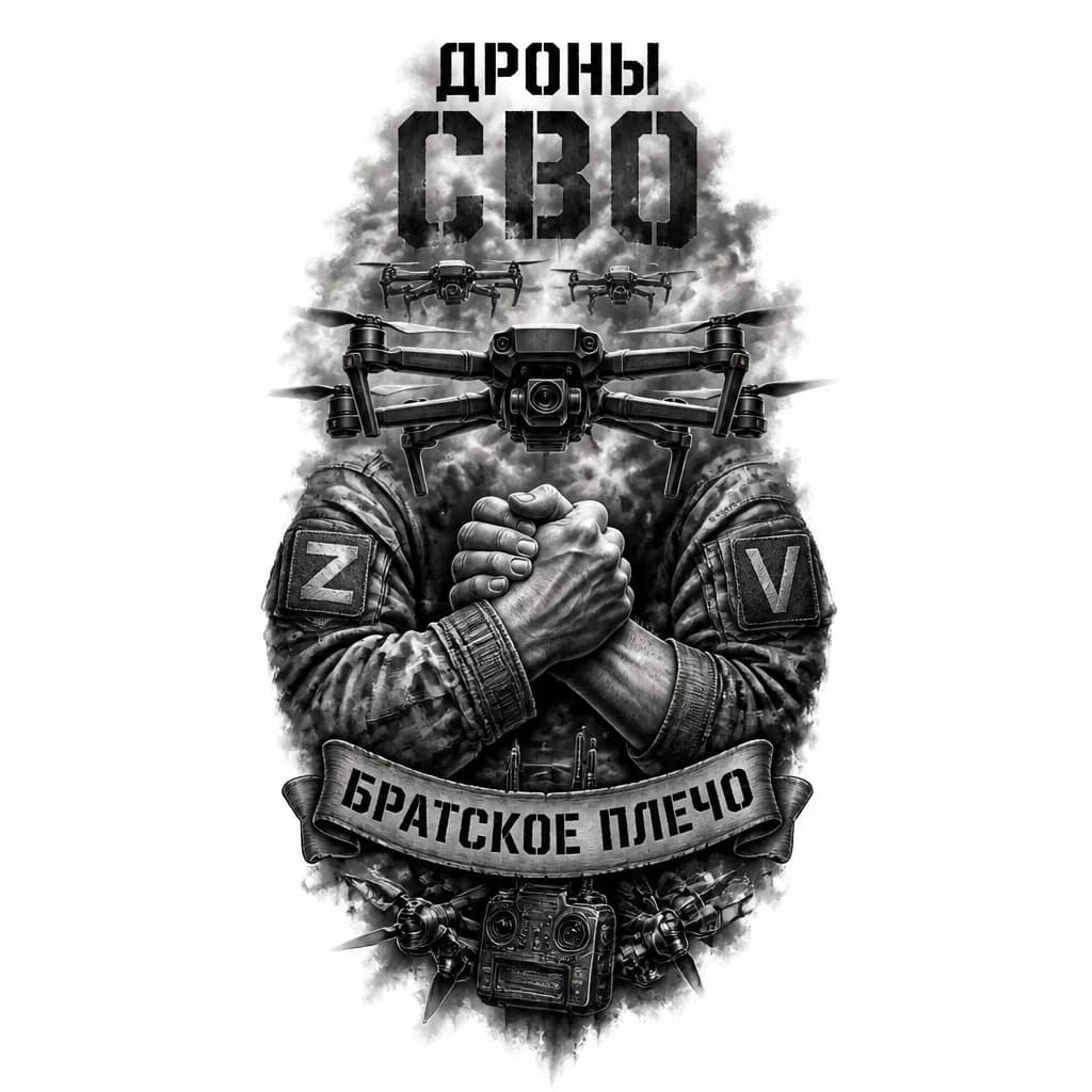 Тату эскиз: ДРОНЫ СВО