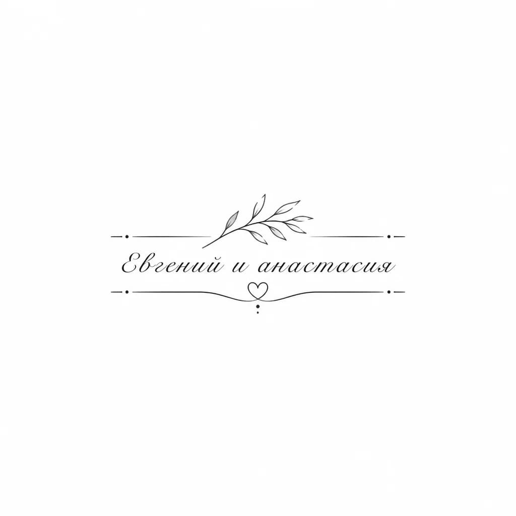 Тату эскиз: Тату на запястье Евгений и анастасия
