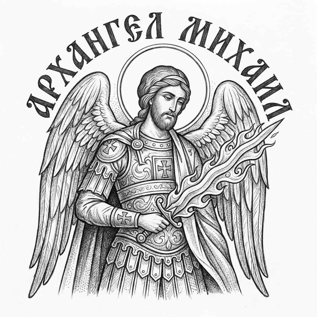 Тату СВО на ноге — эскиз Реализм