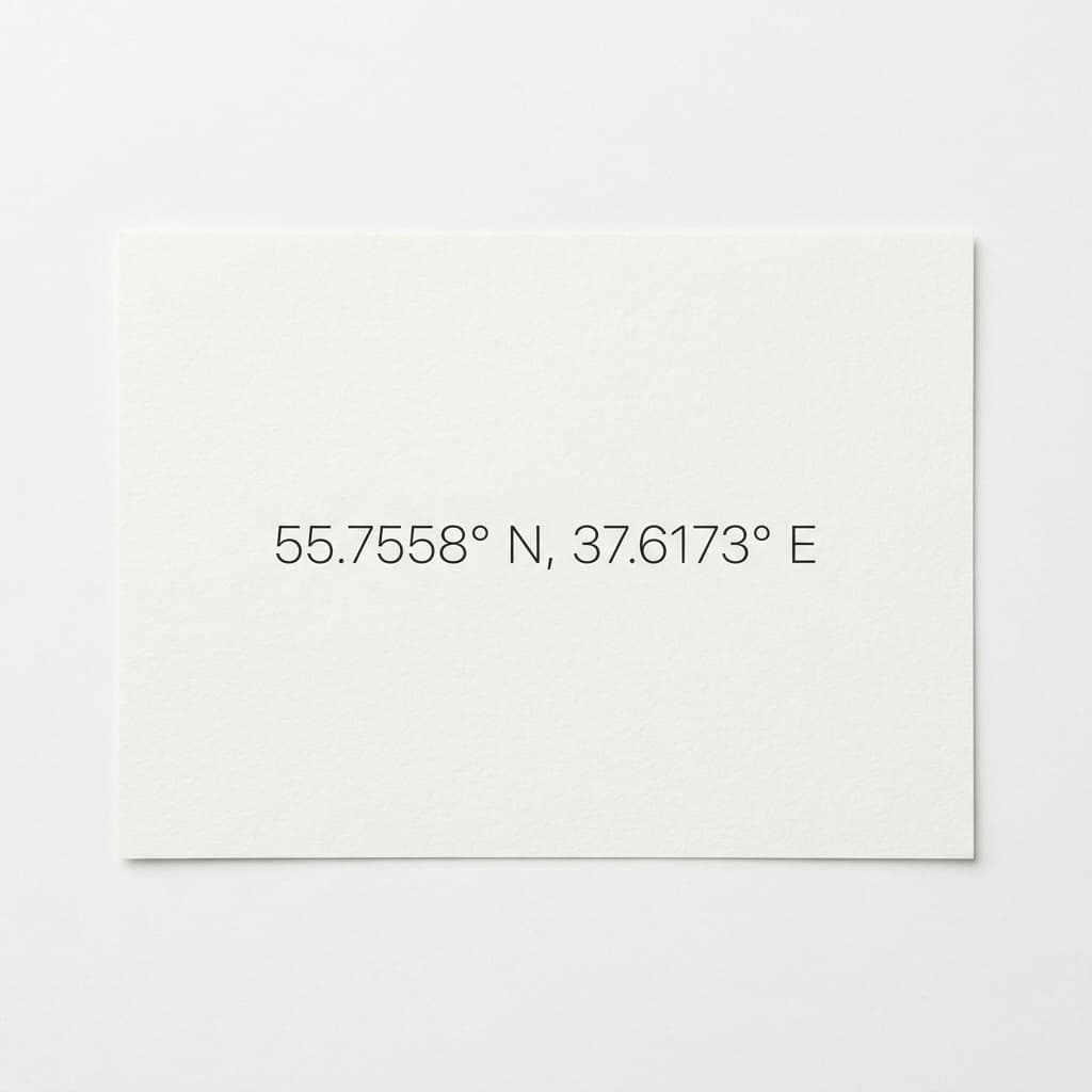 Тату эскиз: Координаты значимого места — женская тату