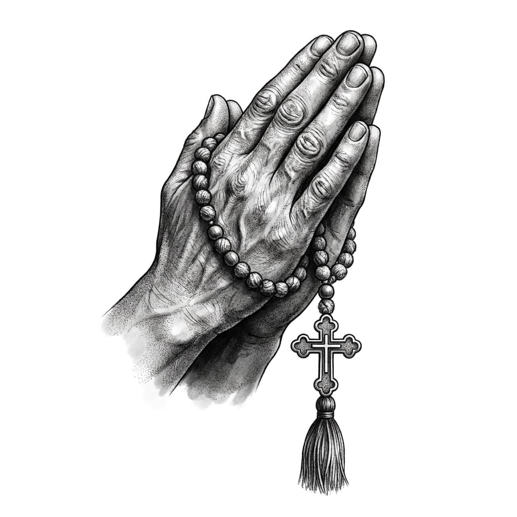 Тату СВО на ноге — эскиз Реализм